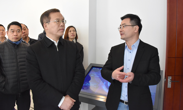 杭州市委常委、余杭区委书记毛溪浩一行莅临我司考察调研